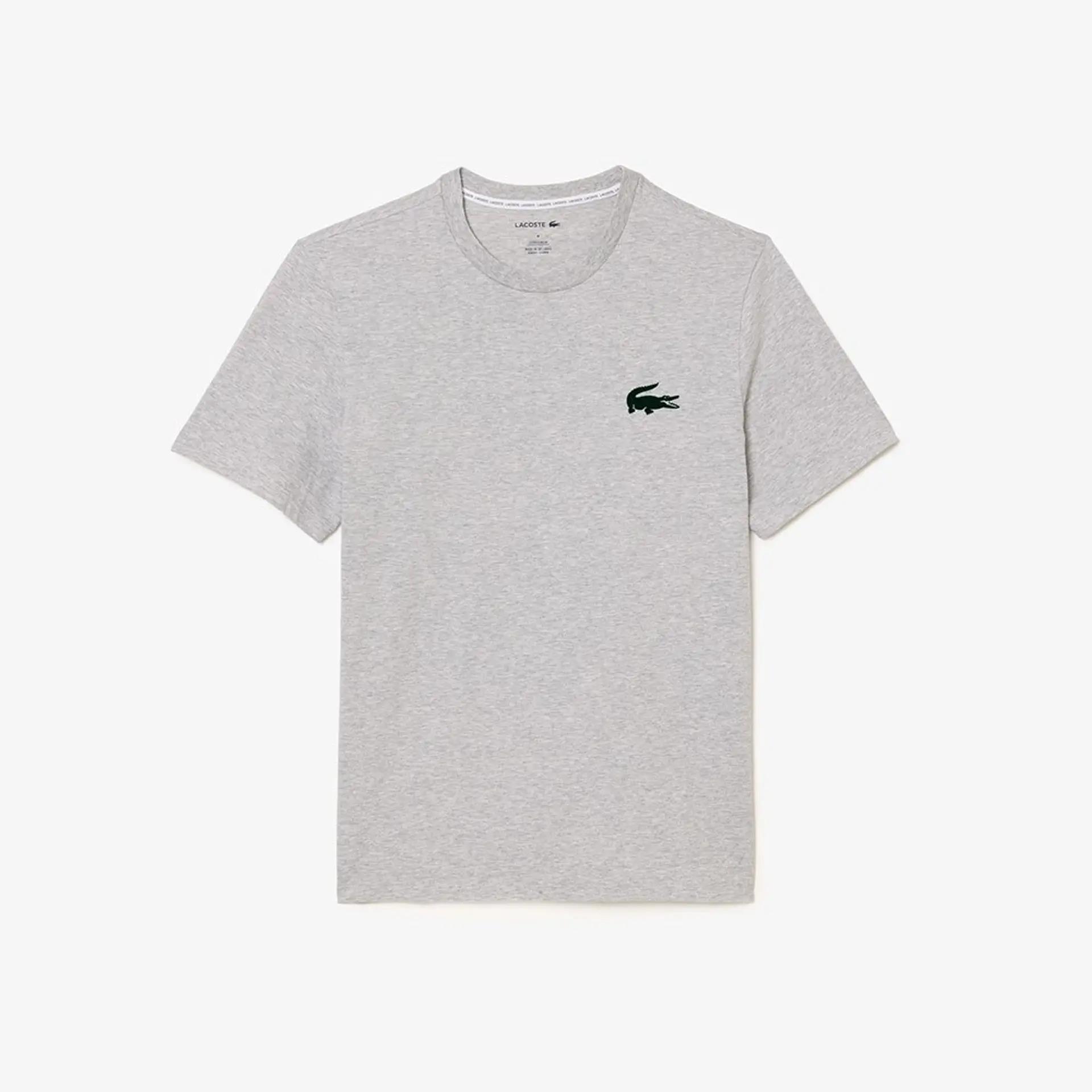 Lacoste Mens Basic Crew Neck Tee Grey