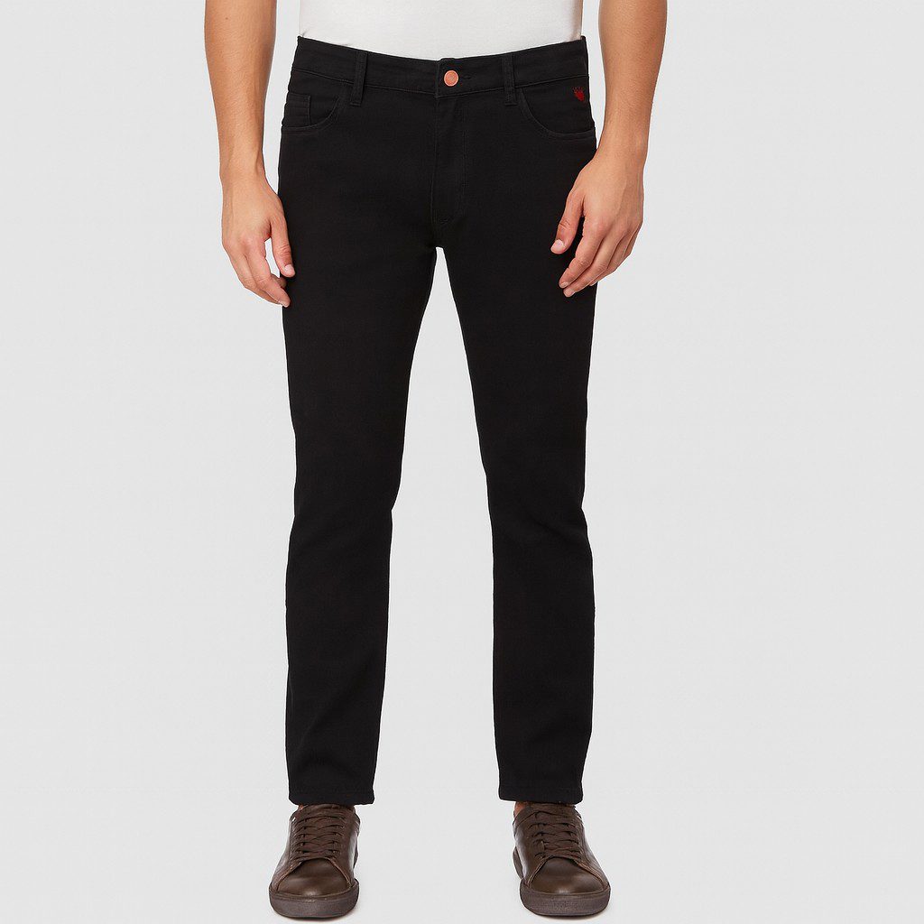 No Rules Mens Stretch Denim Jeans Black