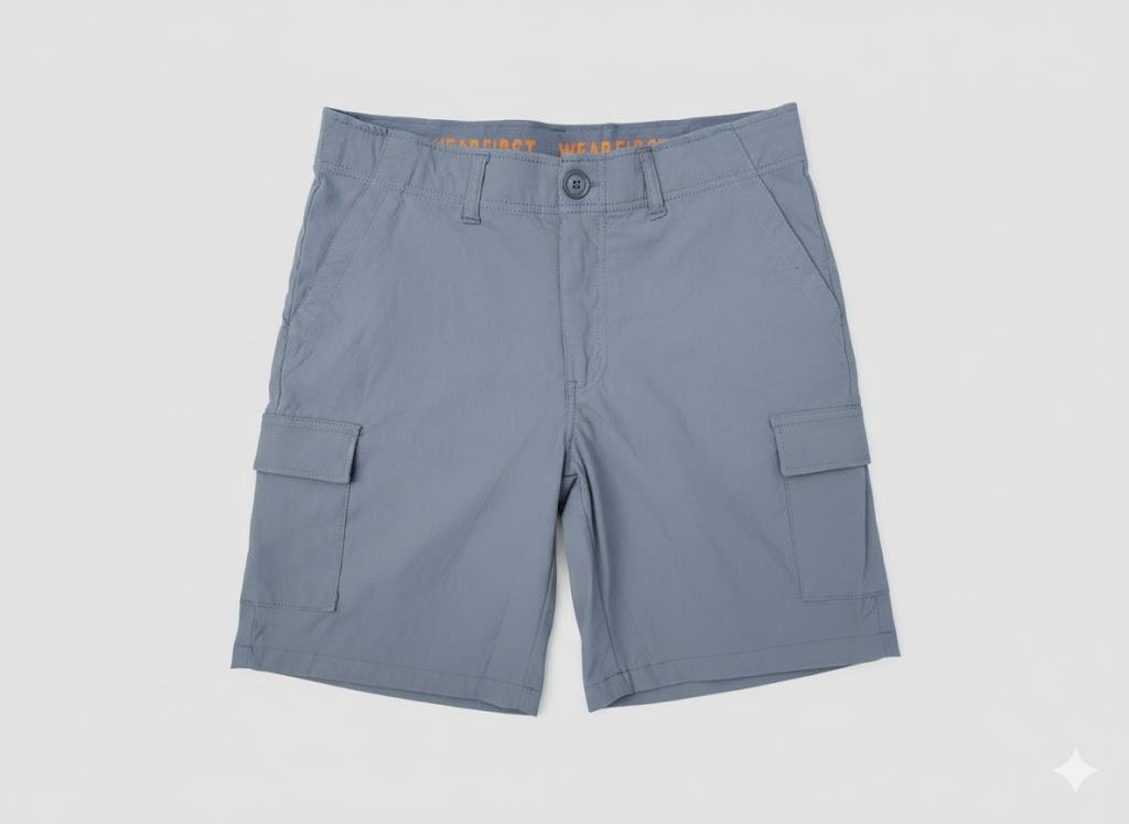 Wearfirst Mens Cargo Tech Shorts Grey