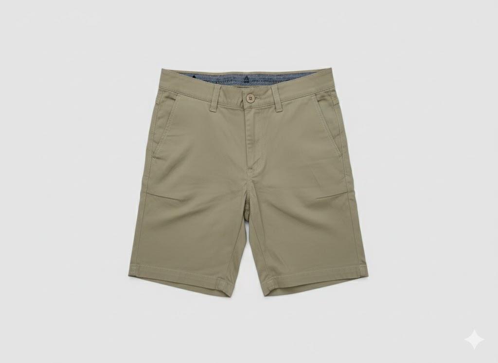 Free Country Mens Cargo Tech Shorts Khaki