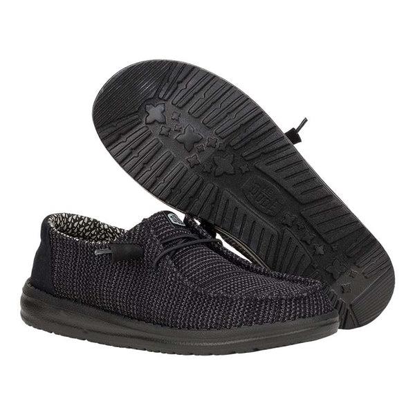 Hey Dude Womens Wendy Stretch Mesh Black
