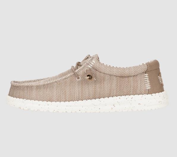 Hey Dude Mens Wally Stretch Sox Tan