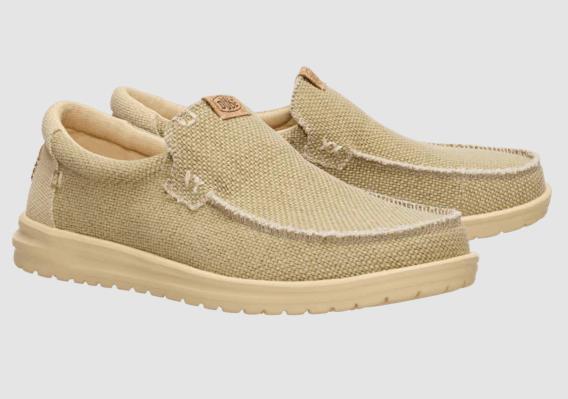 Hey Dude Mens Mikka Braided Olive Grey Boulder Tan
