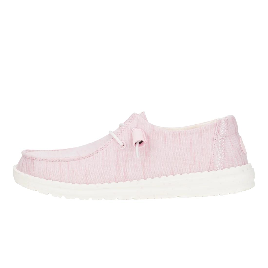 Hey Dude Womens Heathered Stretch Bubble Gum