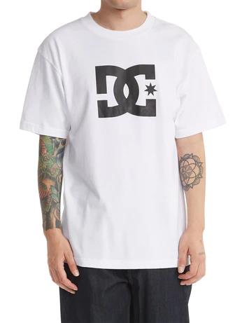 Dc Mens Dc Star Short Sleeve Tee White