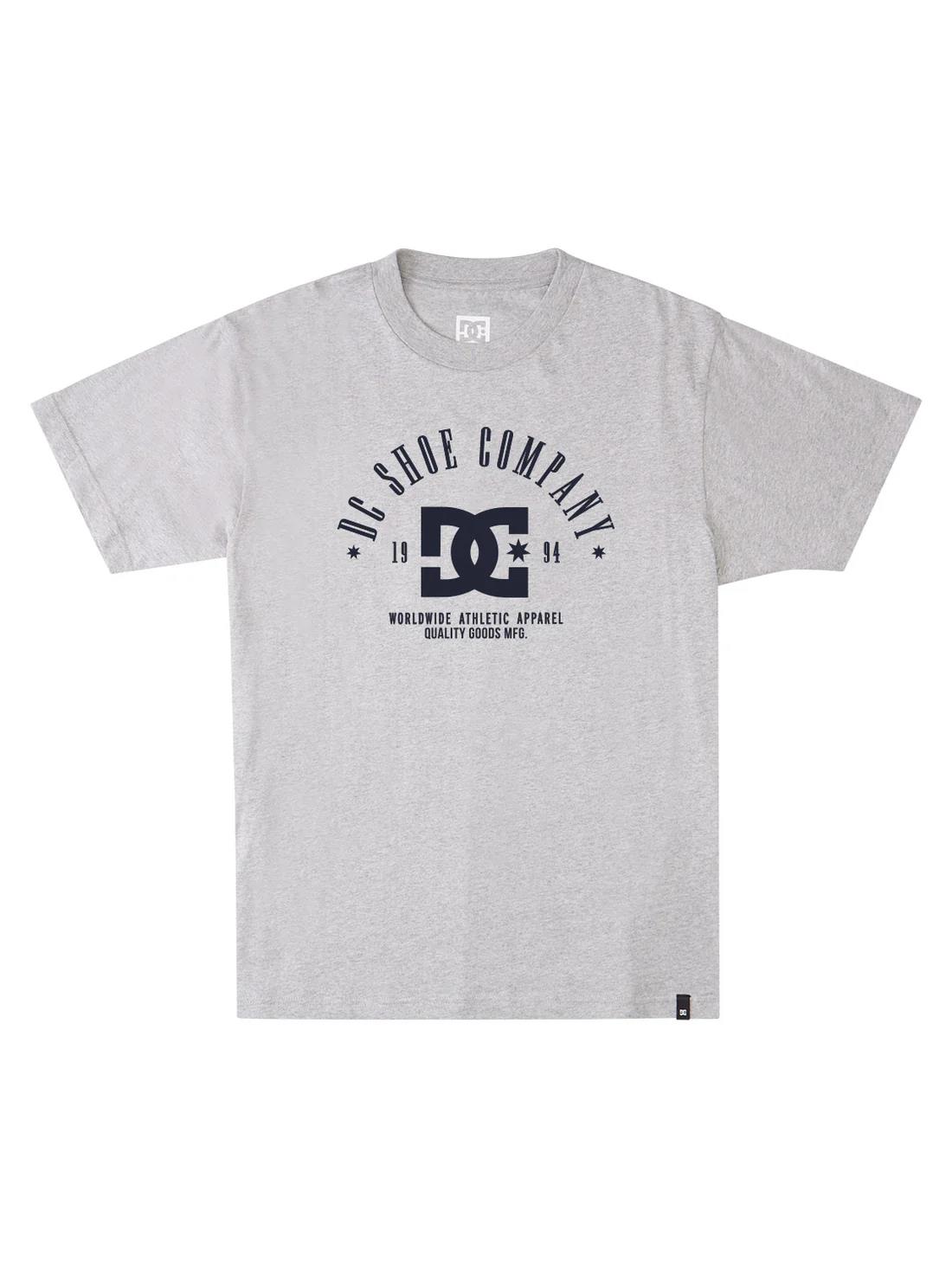 Dc Mens Session Short Sleeve Tee Grey Heather