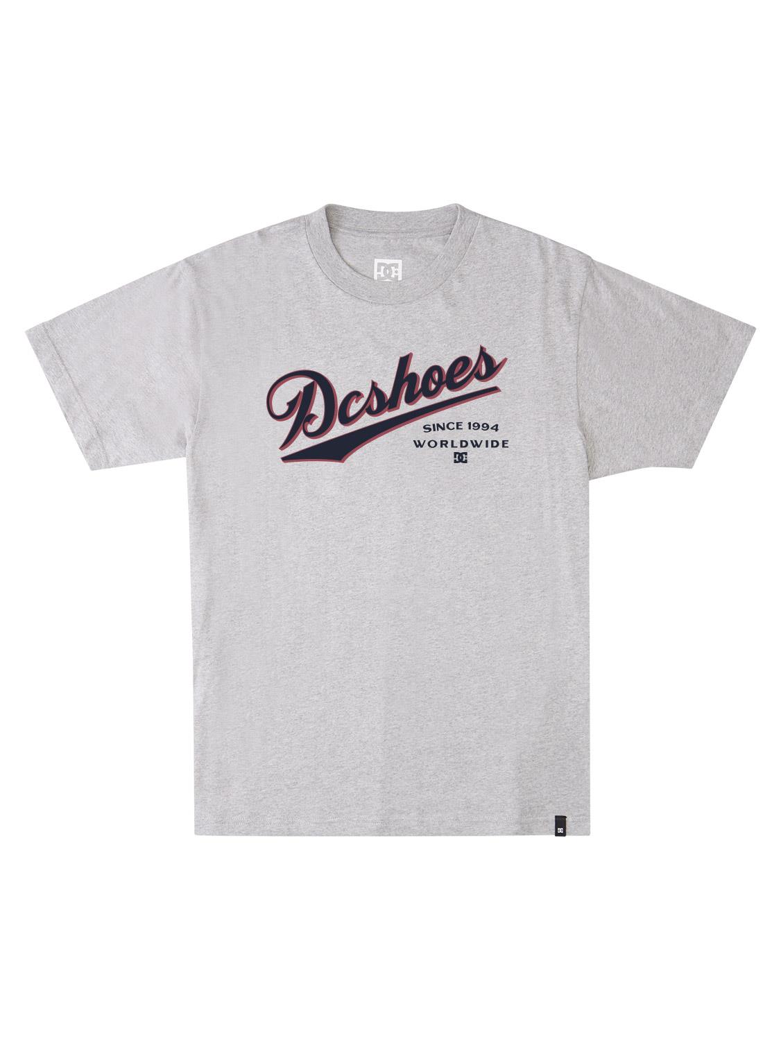 Dc Mens Classics Short Sleeve Tee Grey Heather