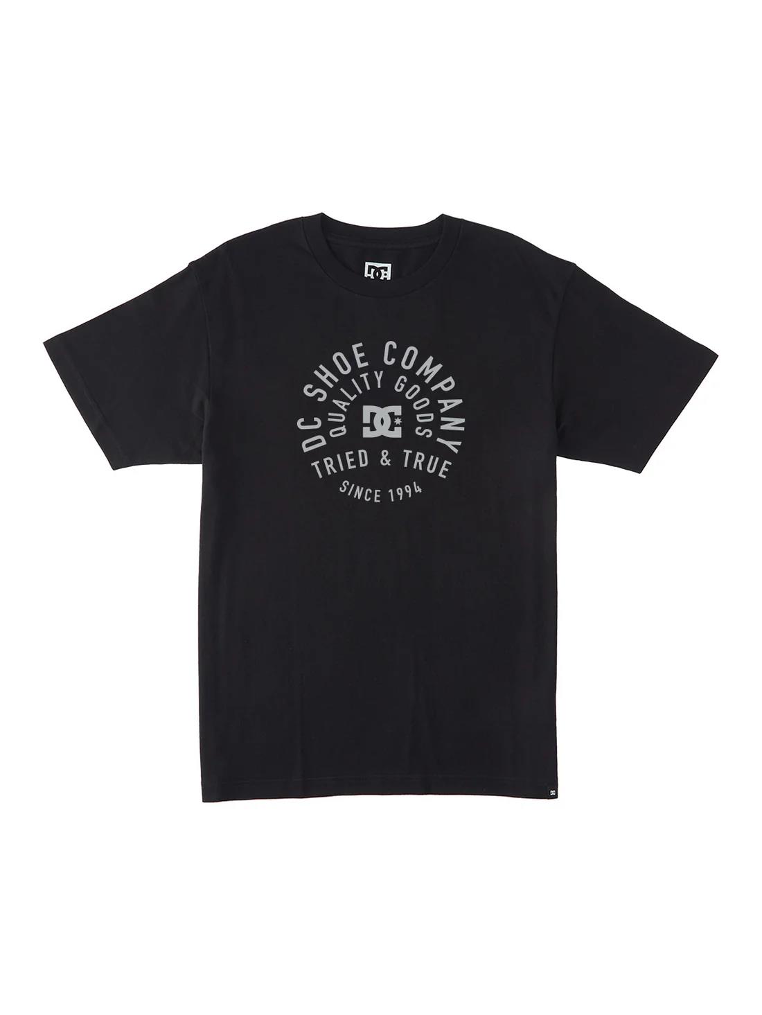Dc Mens Tried & True Short Sleeve Tee Pirate Black
