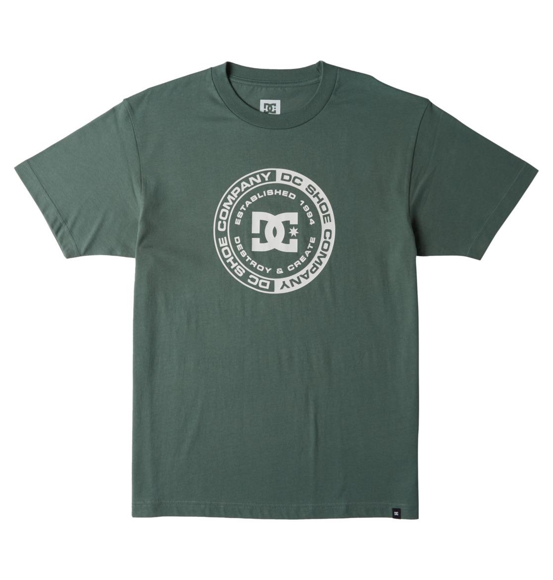 Dc Mens Corpo Hss Short Sleeve Tee Dark Forest