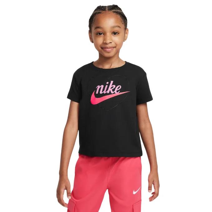 Nike Girls New Impression Graphic Tee Black