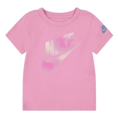 Nike Girls Printed Club Graphic Tee Magic Flamingo
