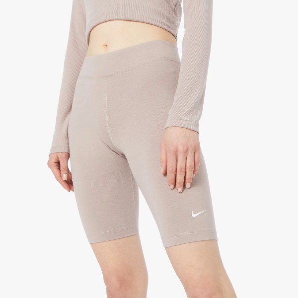 Nike Womens Essential Bike Shorts Taupe