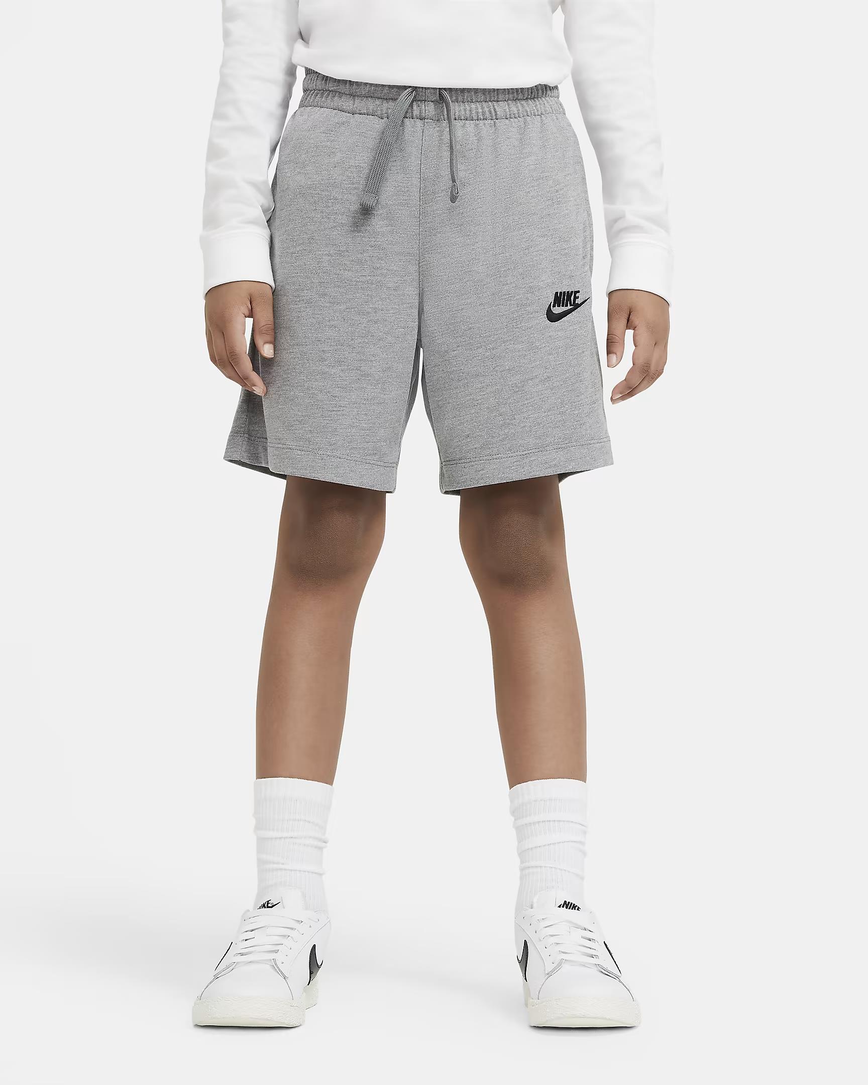 Nike Boys Jersey Short Grey Mel