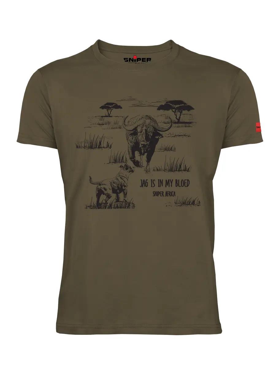 Sniper Mens Vintage Short Sleeve Tee Cayote