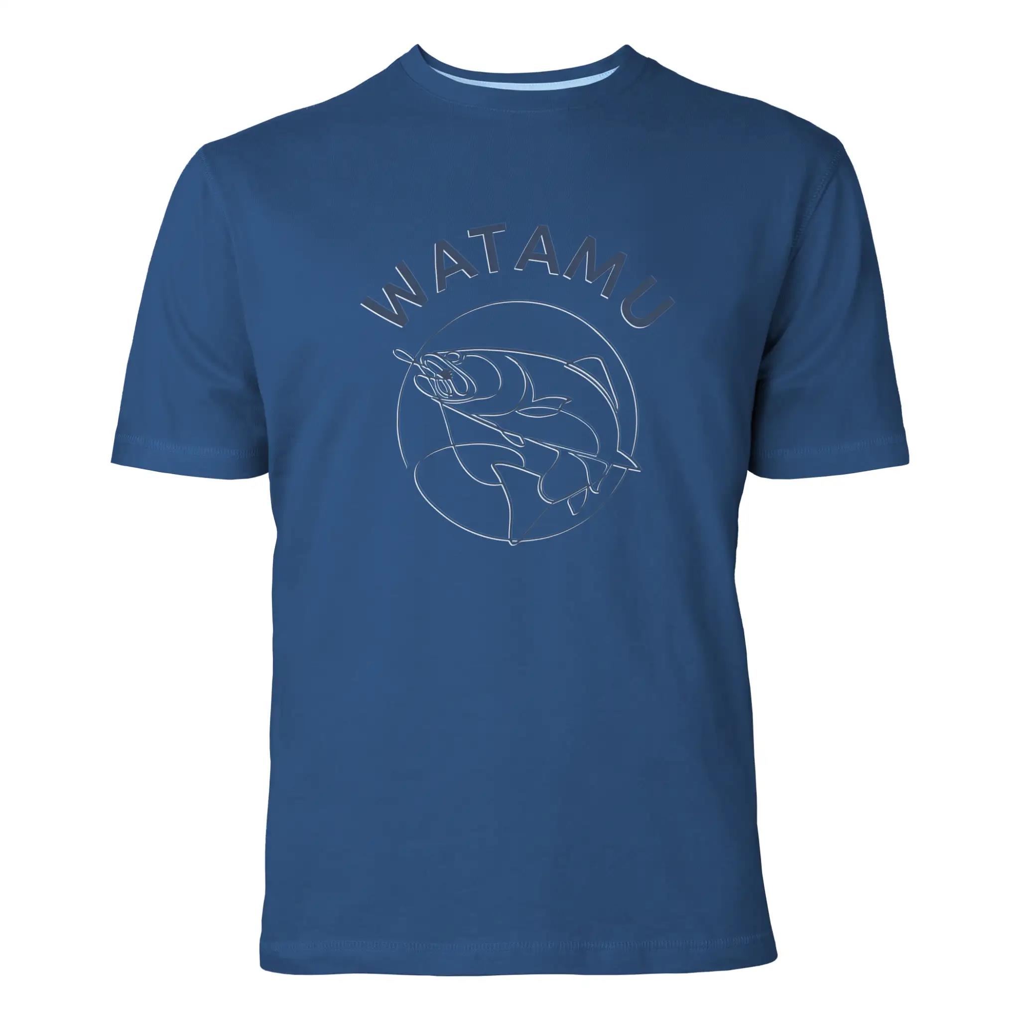 Watamu Mens Hooked Short Sleeve Tee Navy