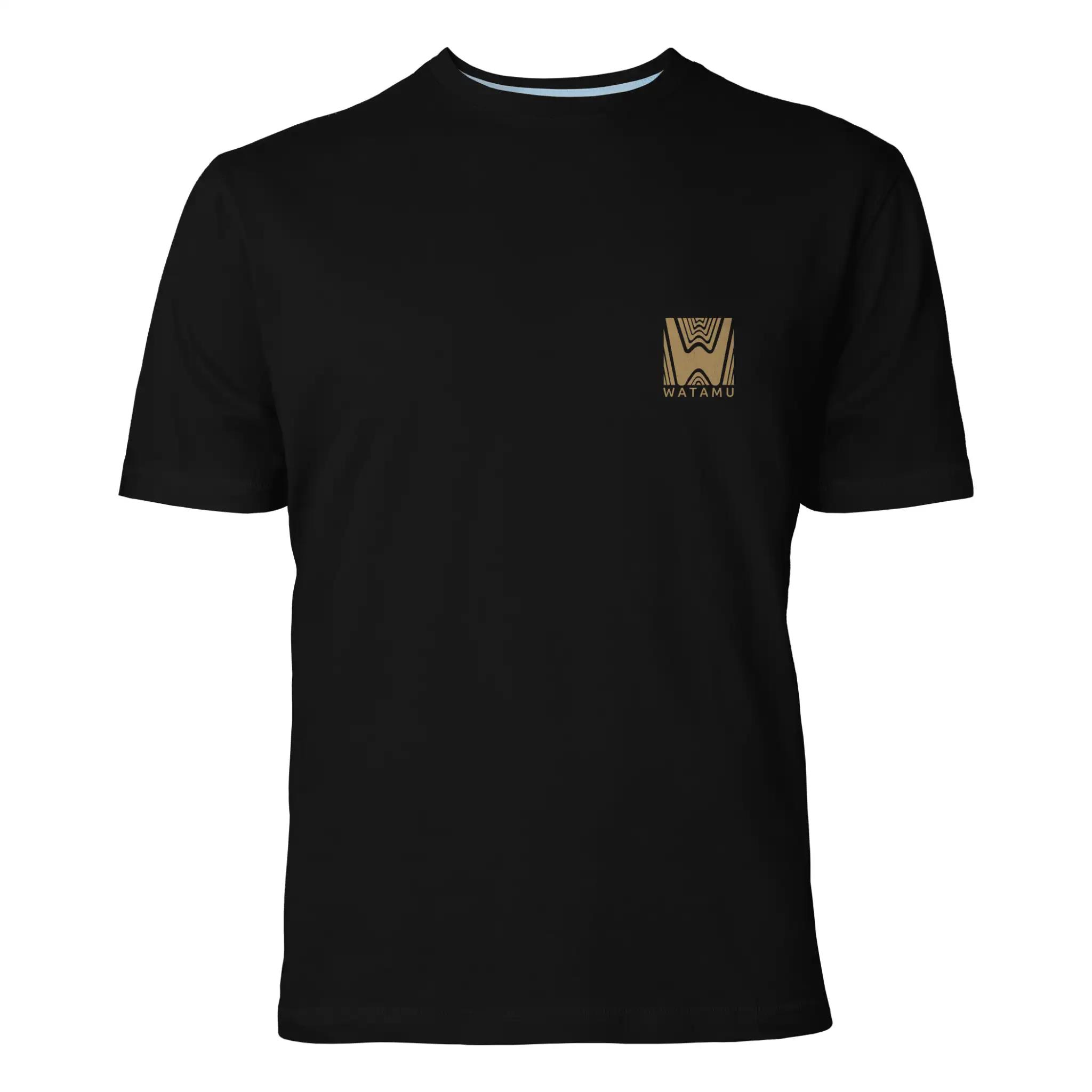 Watamu Mens Hooked Short Sleeve Tee Black