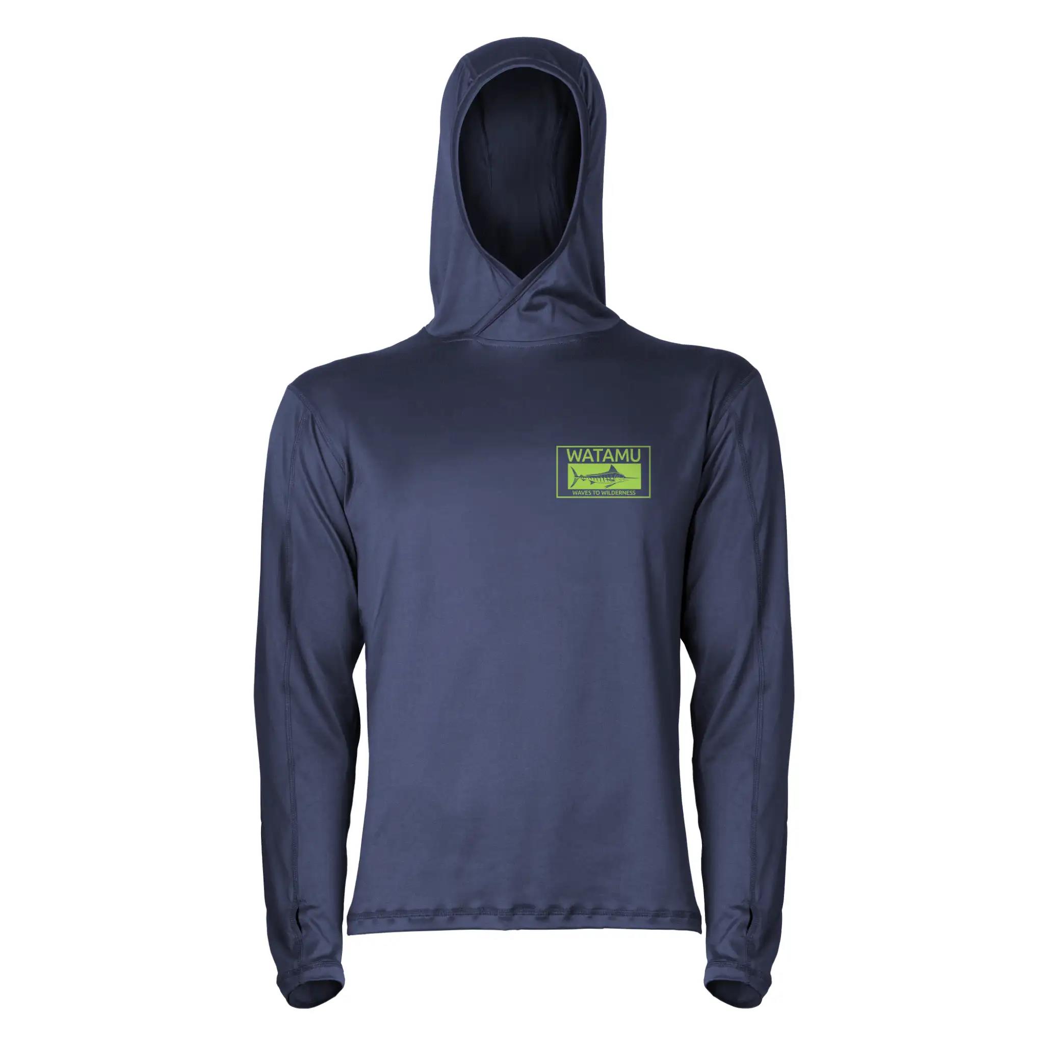 Watamu Mens Performance Hoody Top Navy