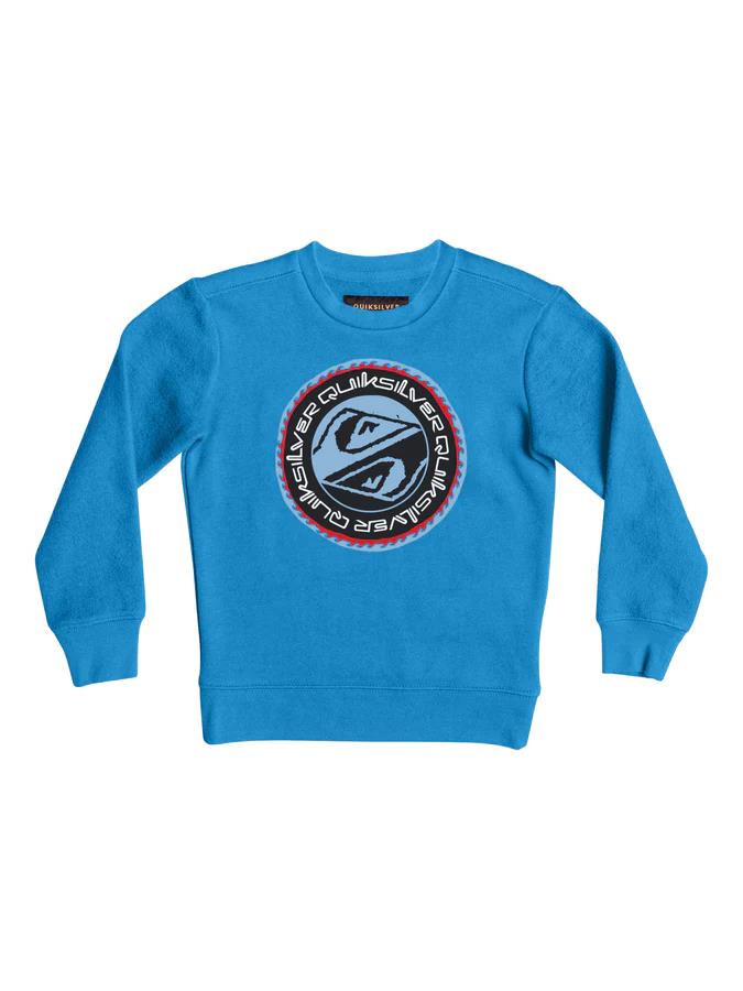 Quiksilver Boys Full Circle Crew Top Vallarata Blue