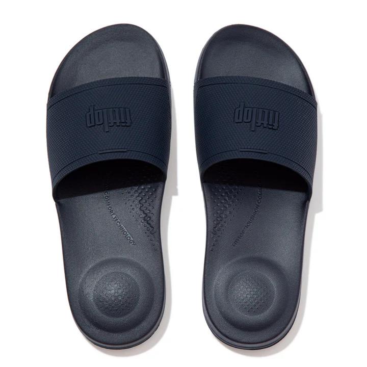 Fit Flop Mens Slides Mid Navy