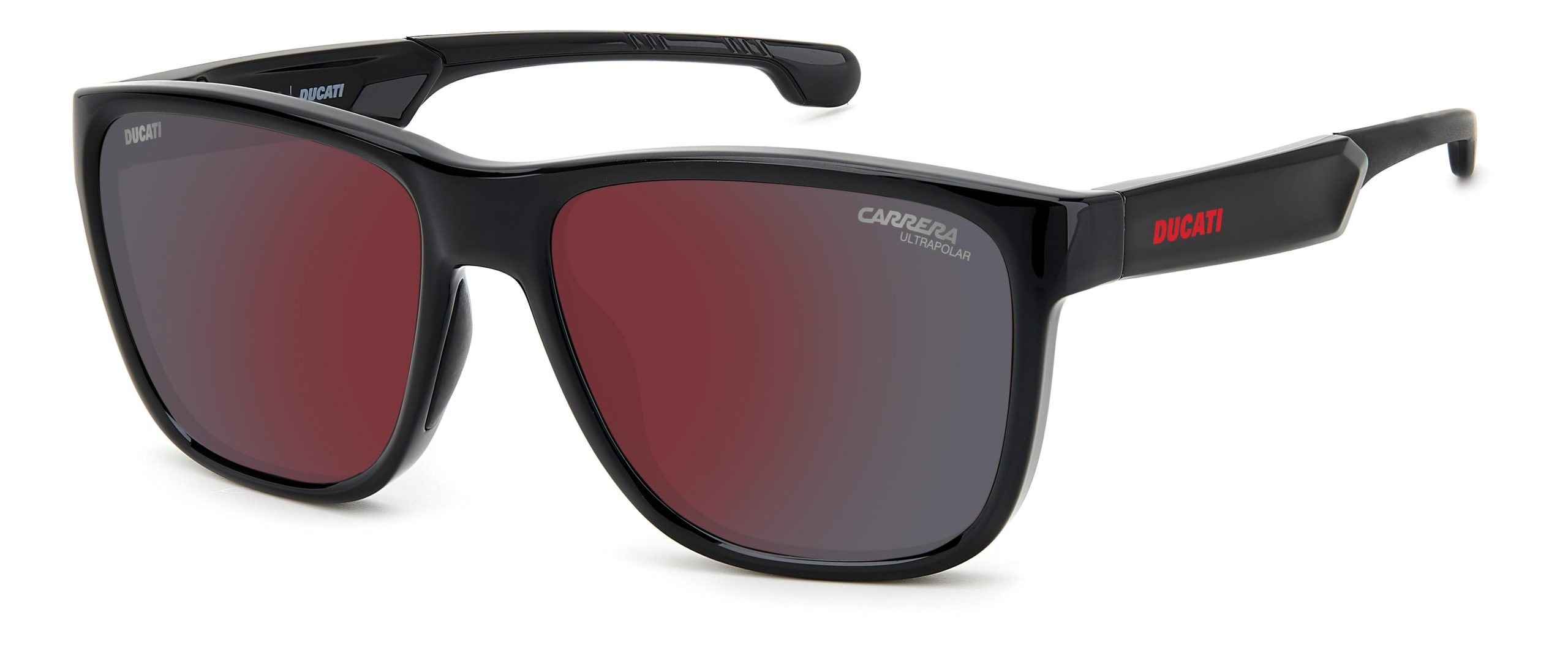 Carrera Ducati Mens Sunglass Black Red