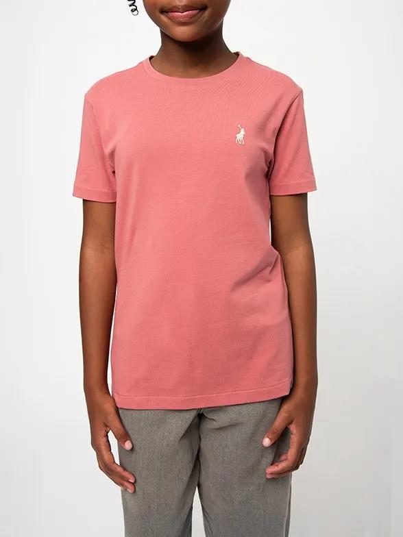 Polo Girls Kelly Short Sleeve Tee Coral