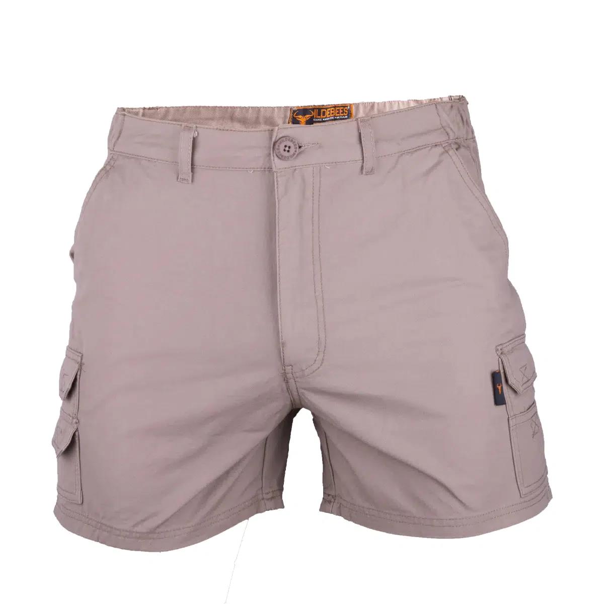 Wildebees Mens 12Cm Cargo Short Khaki