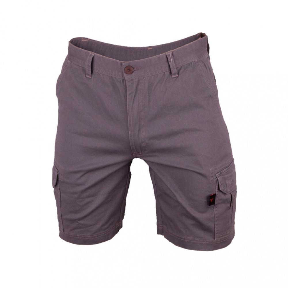 Wildebees Mens Stretch Flexi Cargo Shorts Donkey