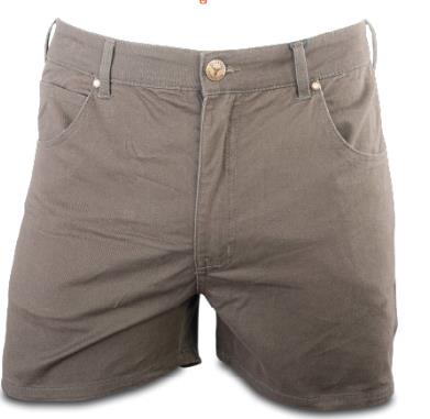 Wildebees Mens Stretch Performance Shorts Olive