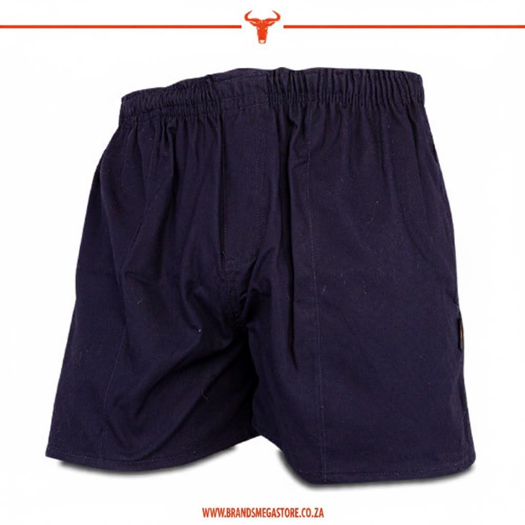 Wildebees Mens Casual Braai Shorts Navy