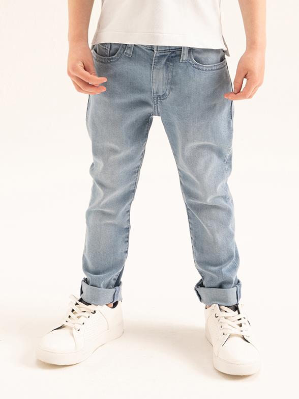 Polo Boys Medium Wash Slim Fit Jeans
