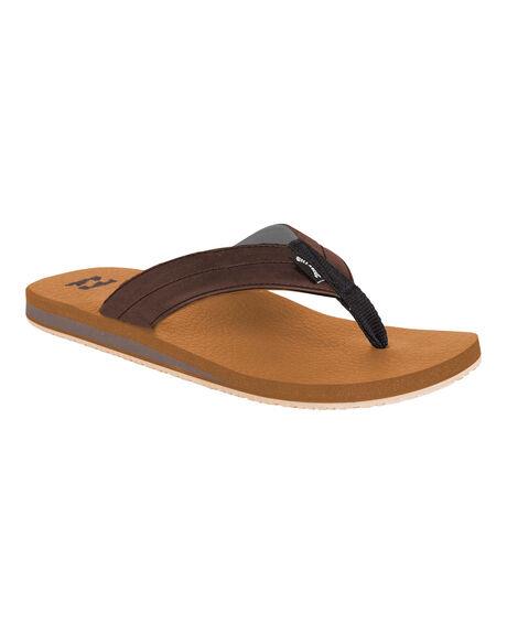 Billabong Mens All Day Impact Cush Sandal Camel