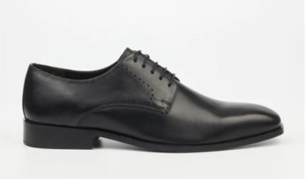 Roberto Morino Mens Mauritzio 4 Leather Shoe Black