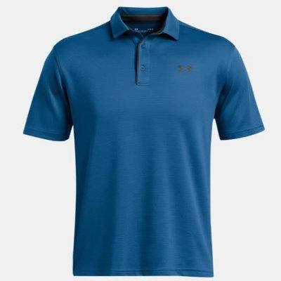 Under Armour Mens Tech Short Sleeve Golfer 406 Blue