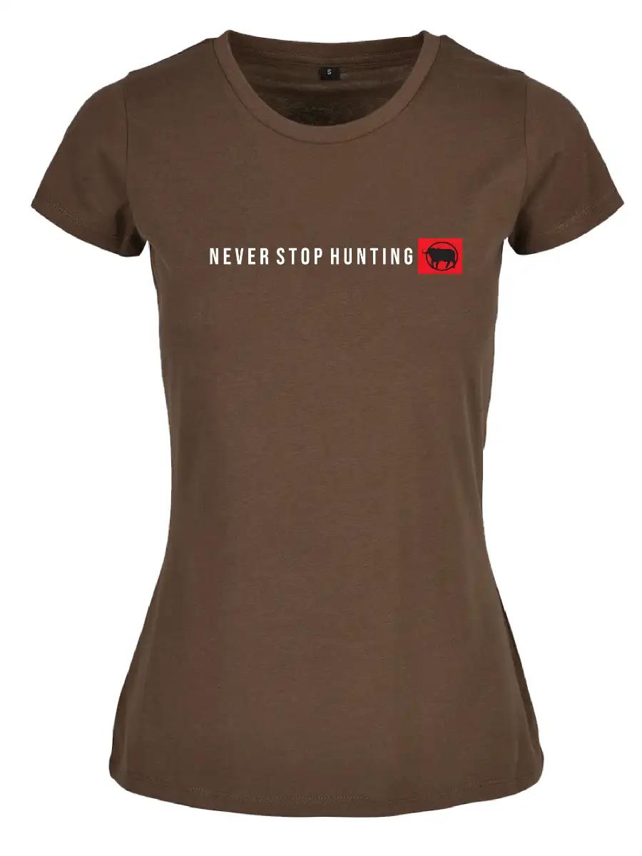Sniper Womens Never Stop Short Sleeve Tee Cayote