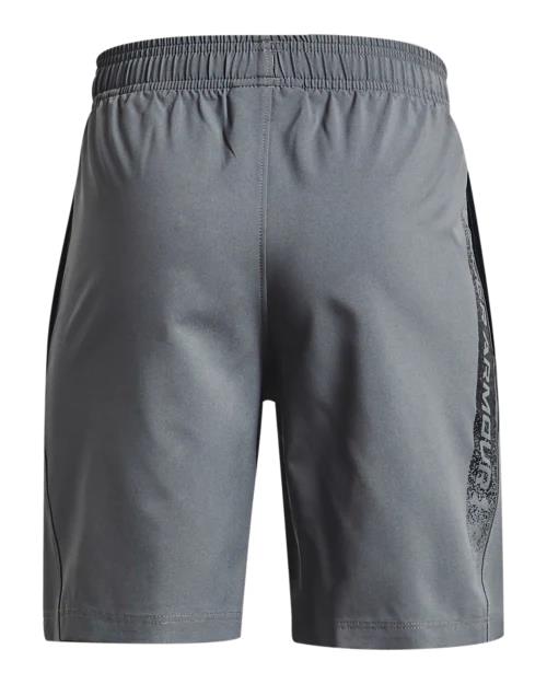 Under Armour Boys Woven Graphic Shorts 012 Grey