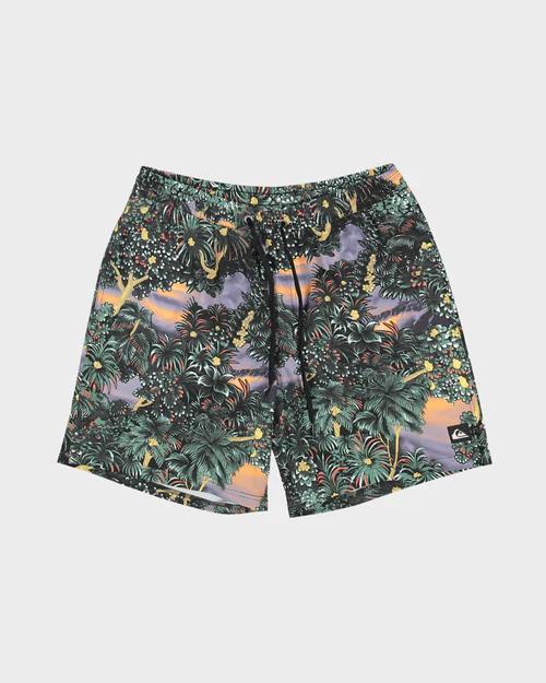 Quiksilver Mens Surfsilk Straight Volley 17″ India Ink Hidden Gem