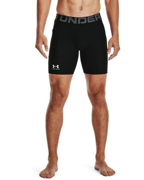 Under Armour Mens Heatgear Compression Shorts Black