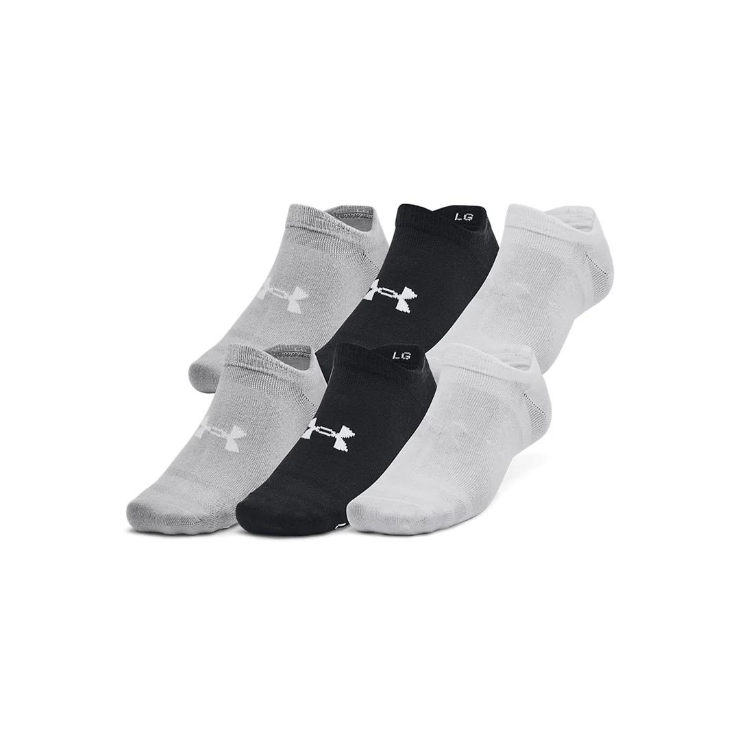 Under Armour Essential No Show 6 Pack Socks 002 Multi