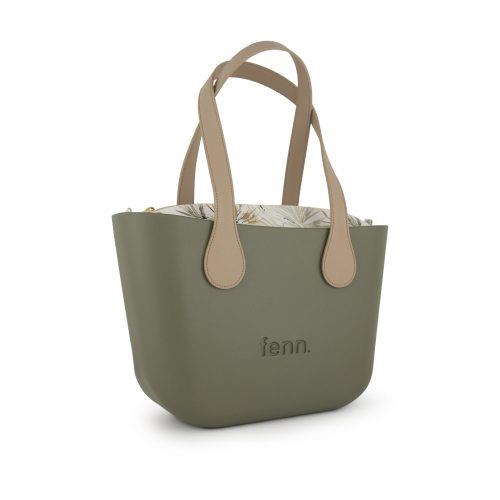 Fenn Petite Watercress Handbag P92 Inner Gold Zip Lt Tan Handle