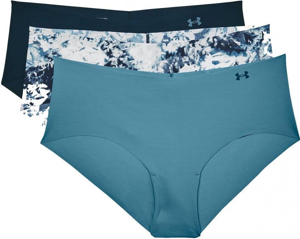 Under Armour Womens Hipster 3 Pack Printed 597 Blue Multi