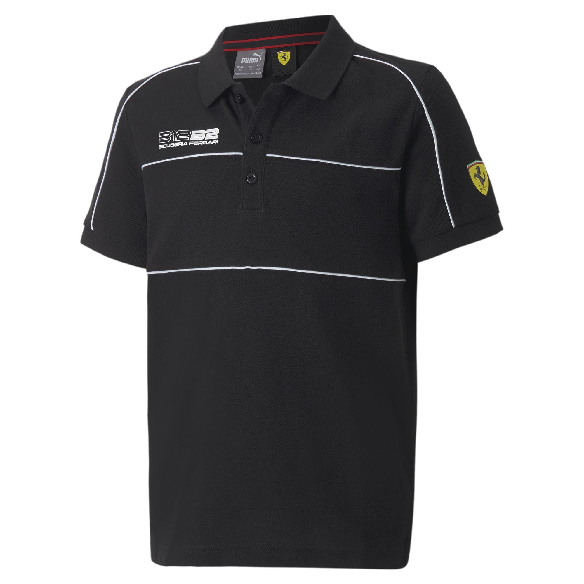 Puma Kids Ferrari Race Short Sleeve Polo Black