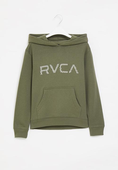 Rvca Boys Radar Hoodie Olive