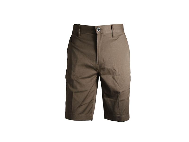 Rvca Mens The Weekend Stretch Short Dark Khaki