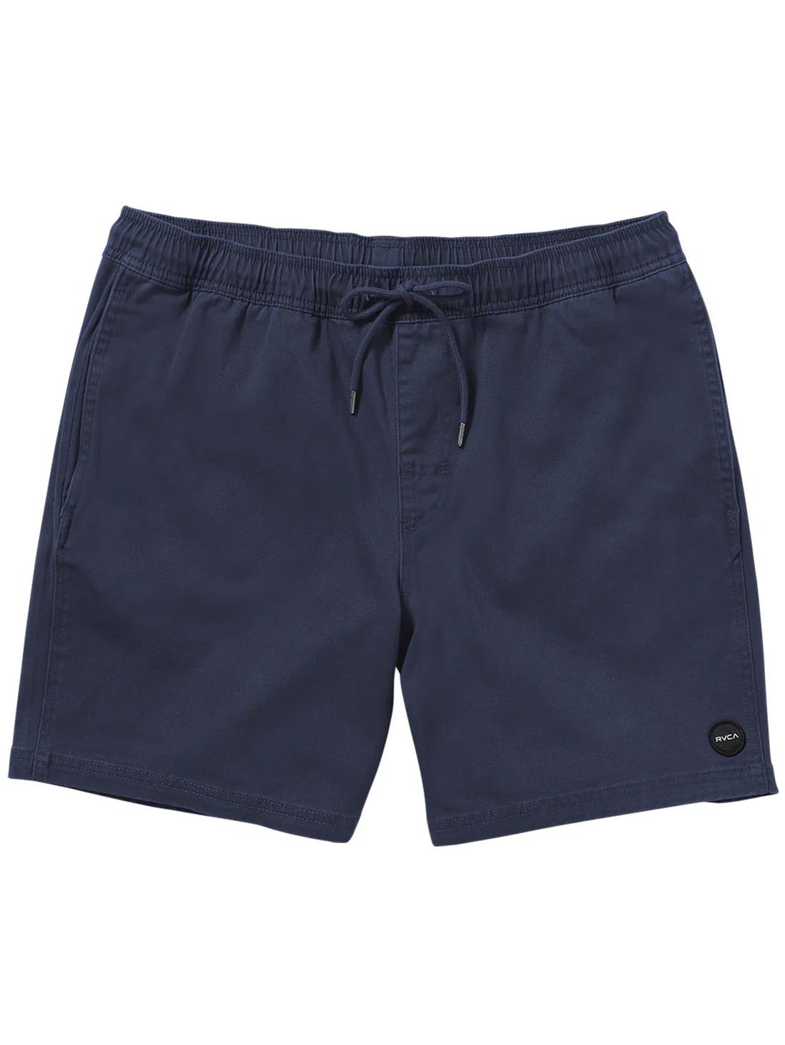 Rvca Mens Elastic Walkshorts Navy