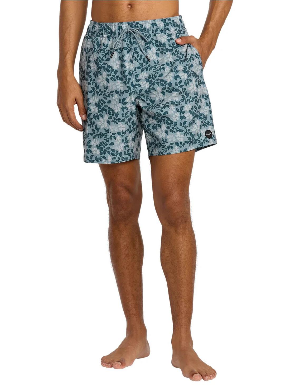 Rvca Mens Va Elastic 16″ Volley Shorts Lead