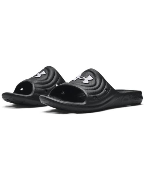 Under Armour Boys Locker Iv Slide 001 Black