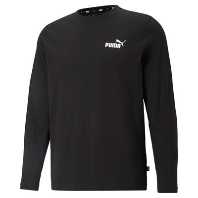 Puma Ess Small Logo Long Sleeve Tee Black