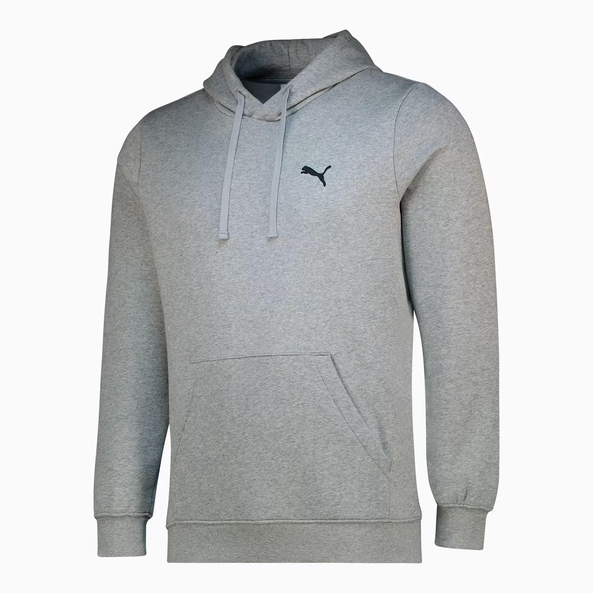 Puma Mens Ess Hoodie Medium Grey Heather