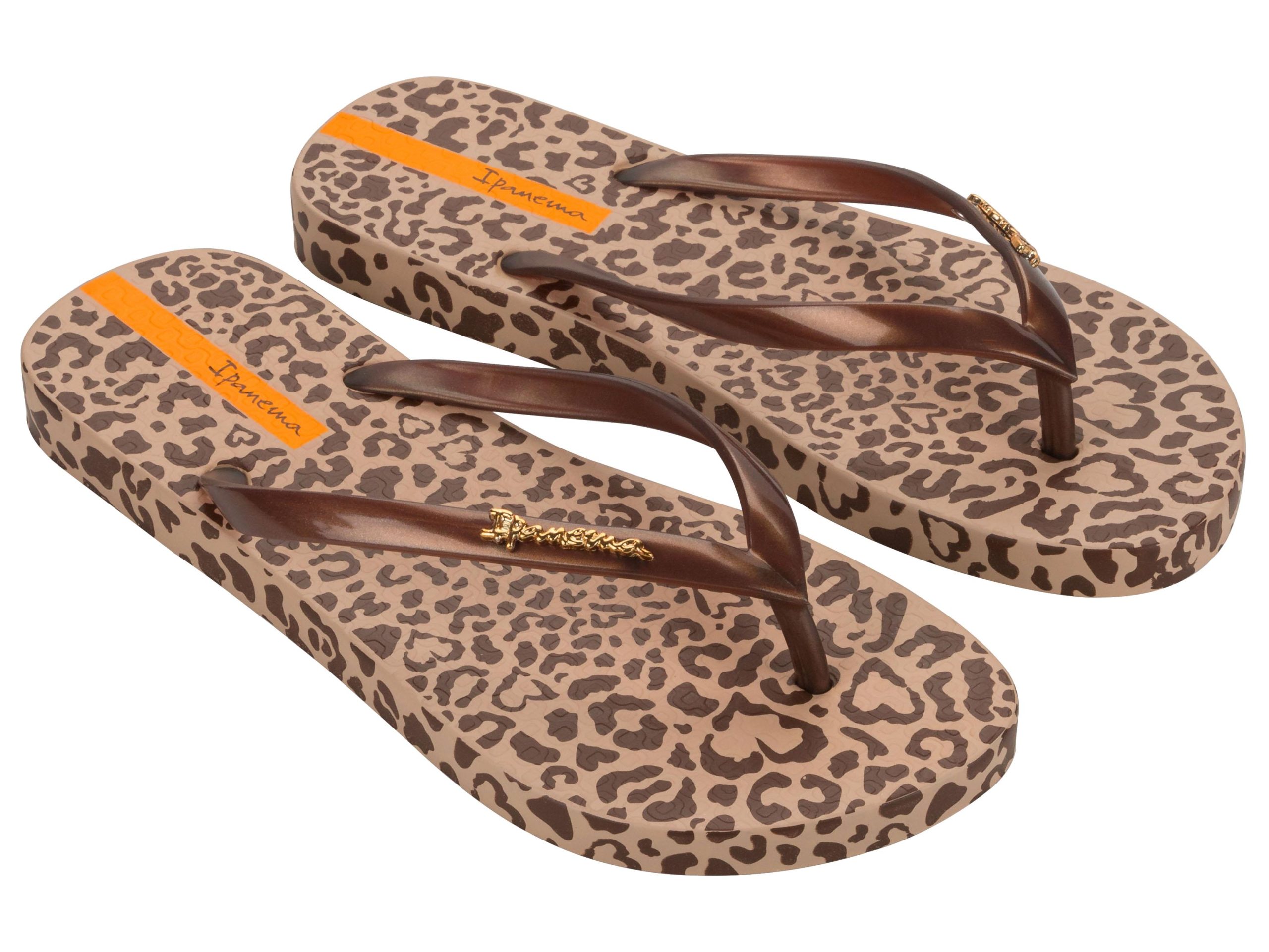 Ipanema Womens Animal Chic Sandal Beige Bronze