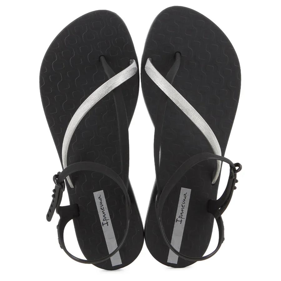 Ipanema Womens Elegant Sandal Black Silver